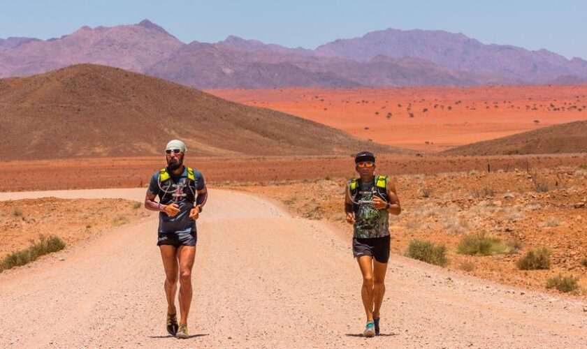 Stefano Gregoretti e Ray Zahab