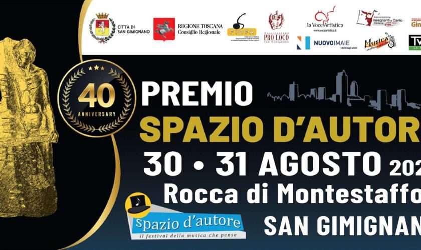 40^ Edizione – Premio Spazio d’Autore – San Gimignano (SI)