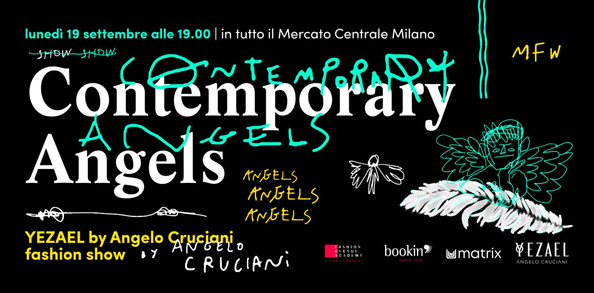 "Contemporary Angels"per Yezael by Angelo Cruciani